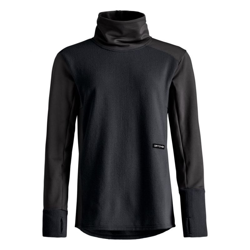 Polaire Ortovox FLEECE CORD LONGSLEEVE W (black raven) Donna