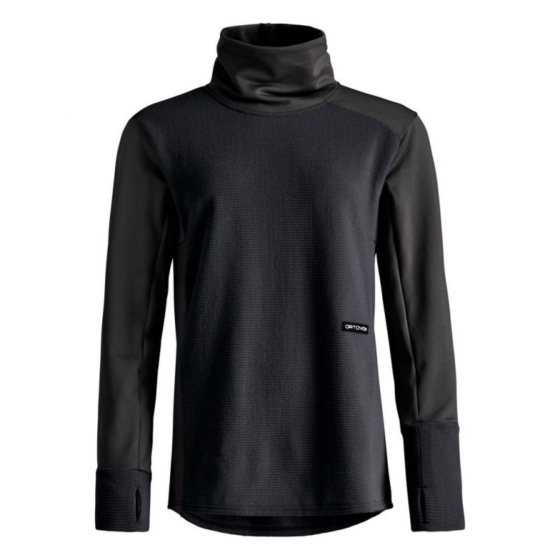 Forro Ortovox FLEECE CORD LONGSLEEVE W (black raven) Mujer