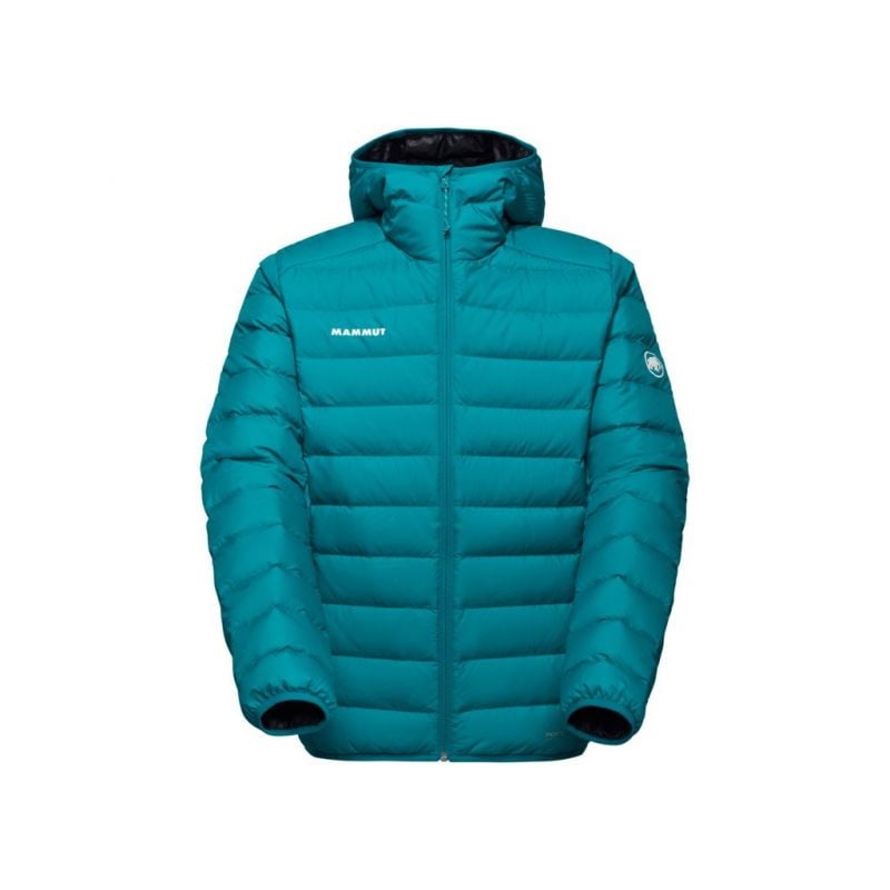 Untuvatakki Mammut Waymarker IN Hooded Jacket (syvän teal-musta) Miehet