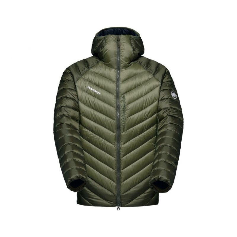 Dunjakke Mammut Broad Peak IN Hooded Jacket (marsh-dark marsh) Mænd