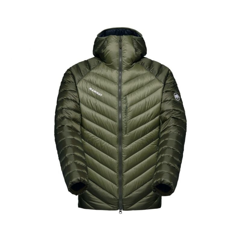 Untuvatakki Mammut Broad Peak IN Hooded Jacket (marsh-dark marsh) Miehet