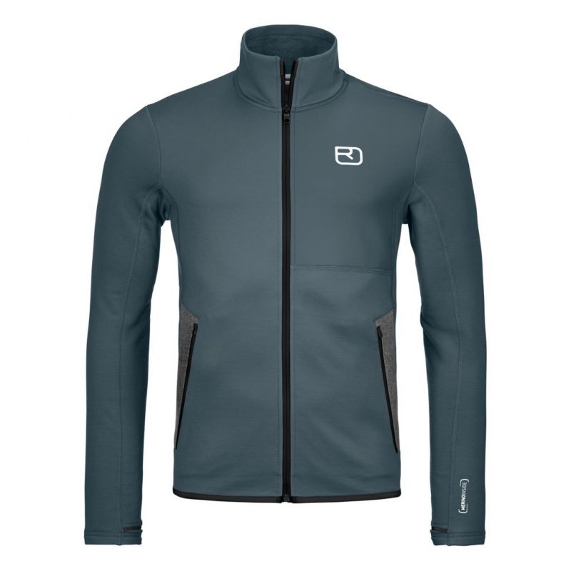 Herrmodell Ortovox FLEECE JACKET M (dark arctic grey) fleece