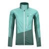 Ortovox WESTALPEN SWISSWOOL HYBR JKT W (dark arctic grey) Women's fleece jacket