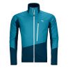 Men's Ortovox Westalpen Swisswool Hybrid M (Mountain Blue) fleecejakke for menn