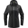 Dames HAGLOFS L.I.M Alpha II Hood Softshell Jacket (True Black )