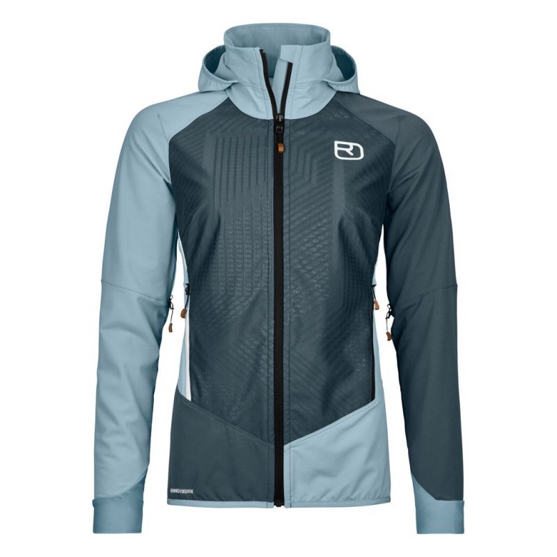 Softshelljacka Ortovox COL BECCHEI JACKET W (glacier grey) Dam