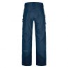 Pantaloni da sci da uomo Ortovox 3L Ravine Shell Pants M (oceano profondo)