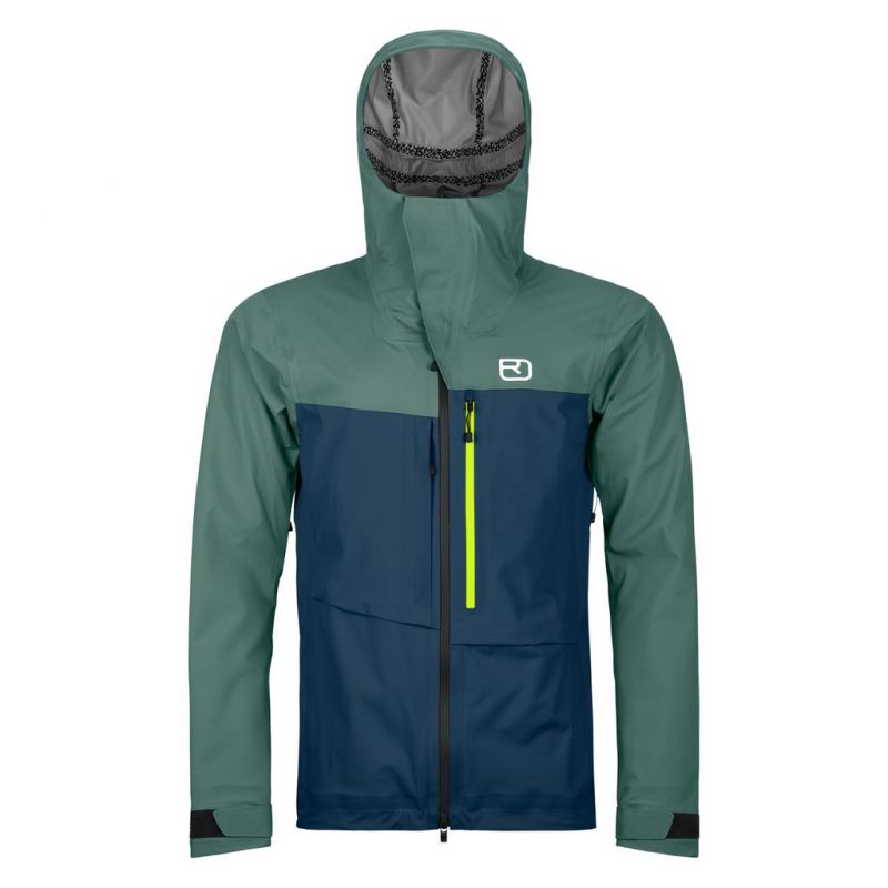 Giacca freeride Ortovox 3L Ravine Shell Jacket M (deep ocean) uomo