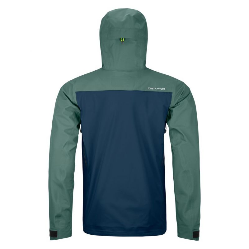 Freeride Jacket Ortovox 3L Ravine Shell Jacket M (deep ocean) men ...