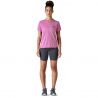 T-Shirt Patagonia W's Cap Cool Daily Graphic Shirt ('73 Skyline: Brisk Purple X-Dye) Frau