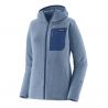 Patagonia Felpa con cappuccio R1 Air Full-Zip Donna (Barnacle Blue)