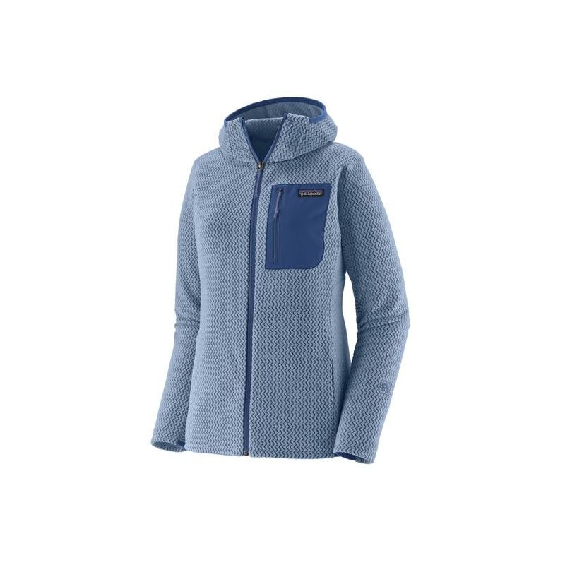 Polar Fleece Patagonia W's R1 Air Full-Zip Hoody (Barnacle Blue) Donna