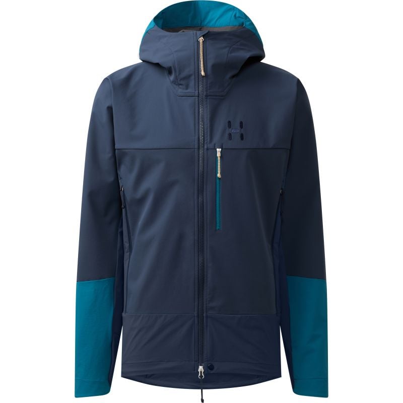 Heren HAGLOFS ROC Sight Softshell II Jacket (Tarn Blue/Deep Teal)
