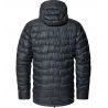 HAGLOFS ROC Flash Down Hood dunjakke til mænd (ægte sort) Homme