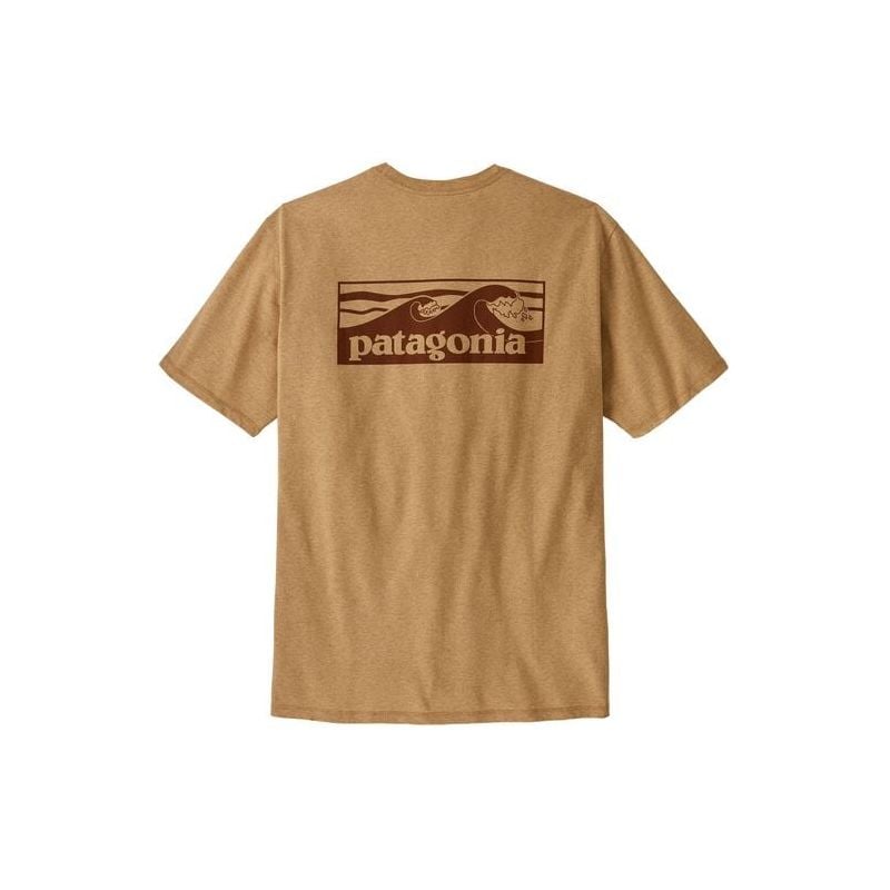 T-shirt PATAGONIA M's Boardshort Logo Pocket Responsibili-Tee (Gumtree Green) Homme