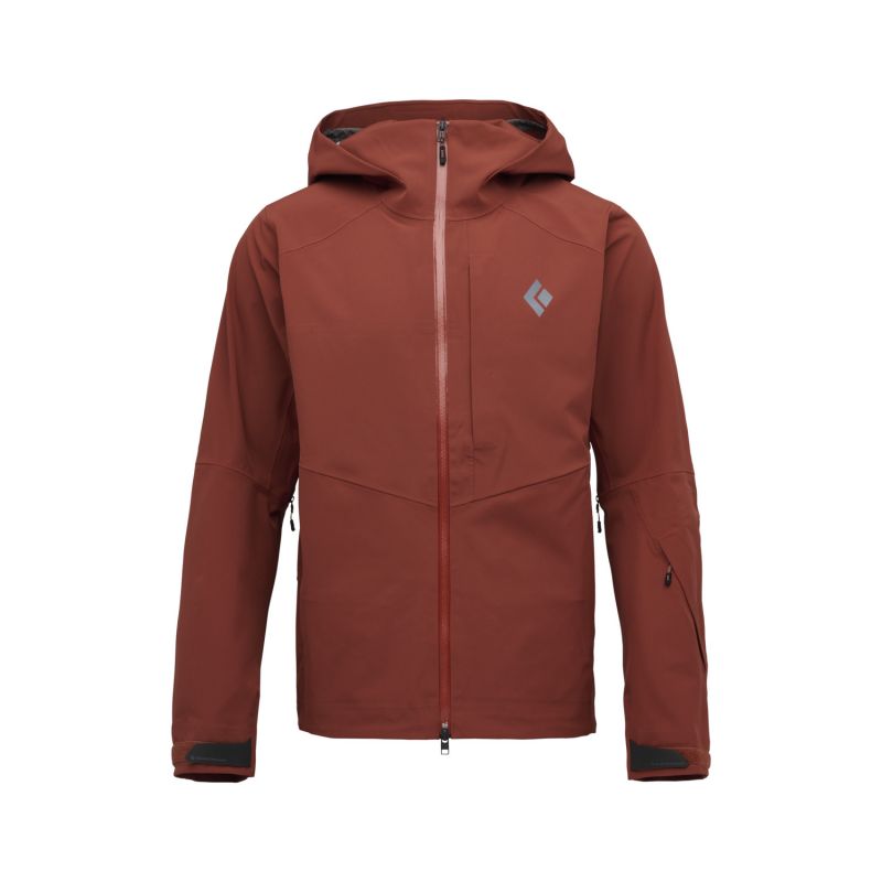 Giacca da sci alpinismo da uomo Black Diamond M RECON STRETCH SHELL (Iron Red)