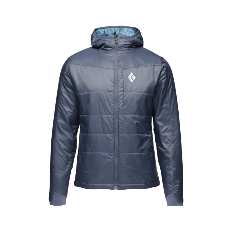 Isoleret jakke til mænd Black Diamond M SOLUTION HOODY (Charcoal)