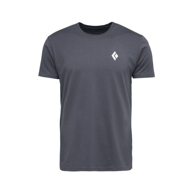 T-skjorte Black Diamond M BD BACKCOUNTRY STAMP SS TEE (Carbon) Man