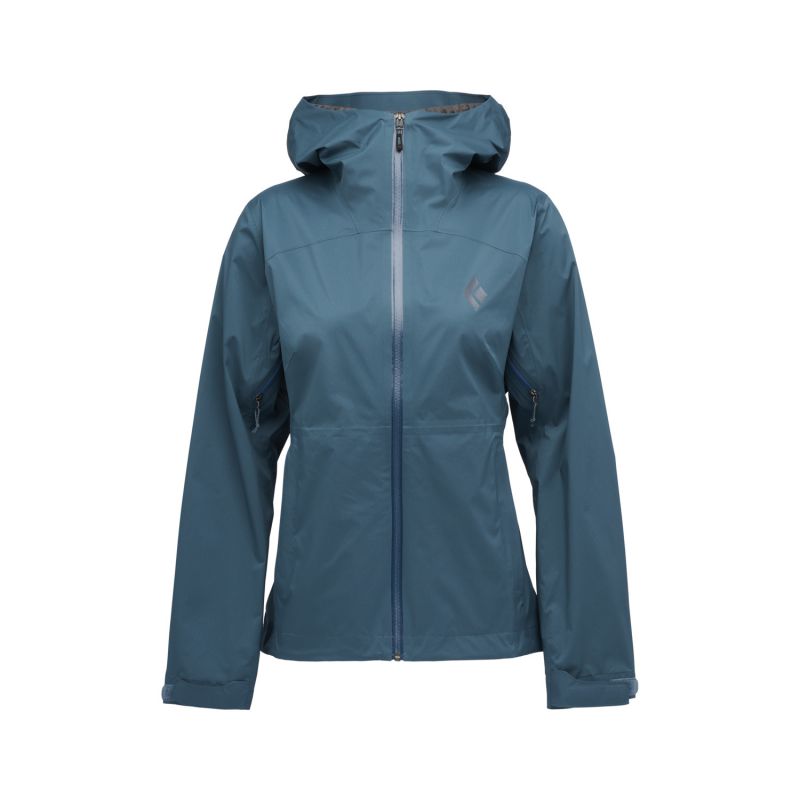Vattentät jacka för damer Black Diamond W FINELINE STRETCH SHELL (Midnight Blue)