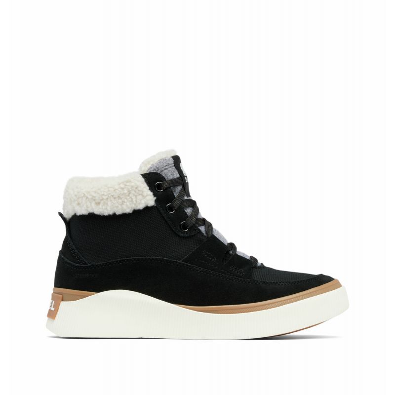 Sorel OUT N ABOUT IV MID SNEAKER WP (Zwart, Zeezout)