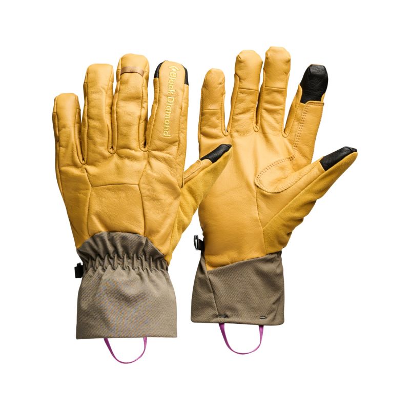 Skihandschuhe Black Diamond TOUR PRO GLOVES (Beeswax-Walnut)