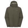 Vattentät jacka Rab Downpour Jacket (Army) Man