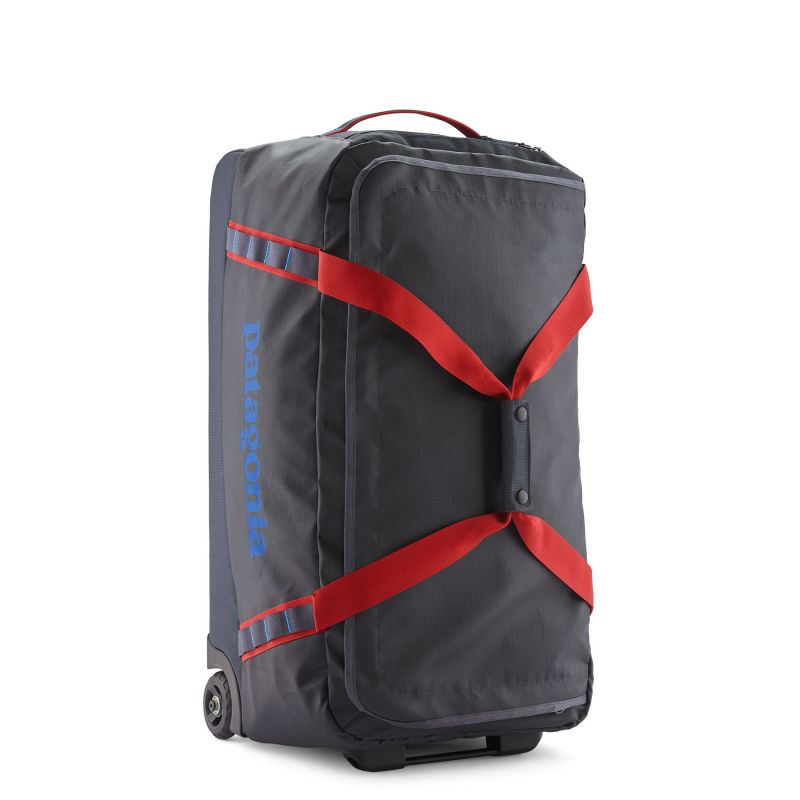 Resväska på hjul Patagonia Black Hole Wheeled Duffel 70L (Smolder Blue w/Amanita Red)