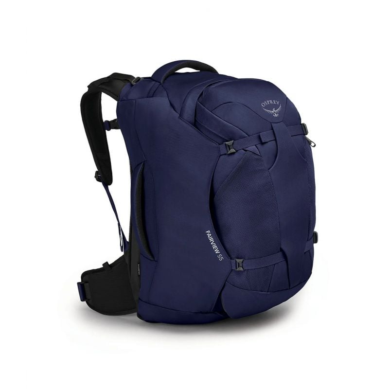 Reseryggsäck för kvinnor Osprey Fairview 55 (Winter Night Blue)