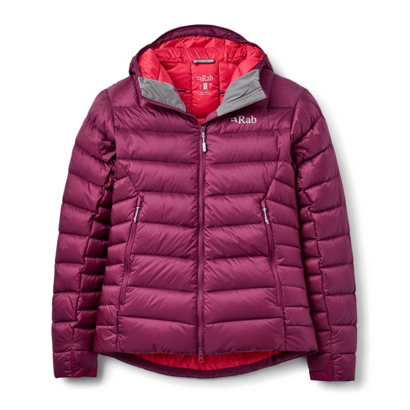 Jacka Rab Electron Pro Hoody Wmns (Mulberry) Dam