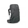 Mochila de senderismo para hombre Osprey Rook 50 (Carbón oscuro/Forro plateado)