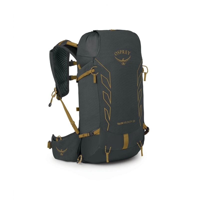 Wanderrucksack Osprey Talon Velocity 20 (Dark Charcoal/Tumbleweed Yellow) Mann