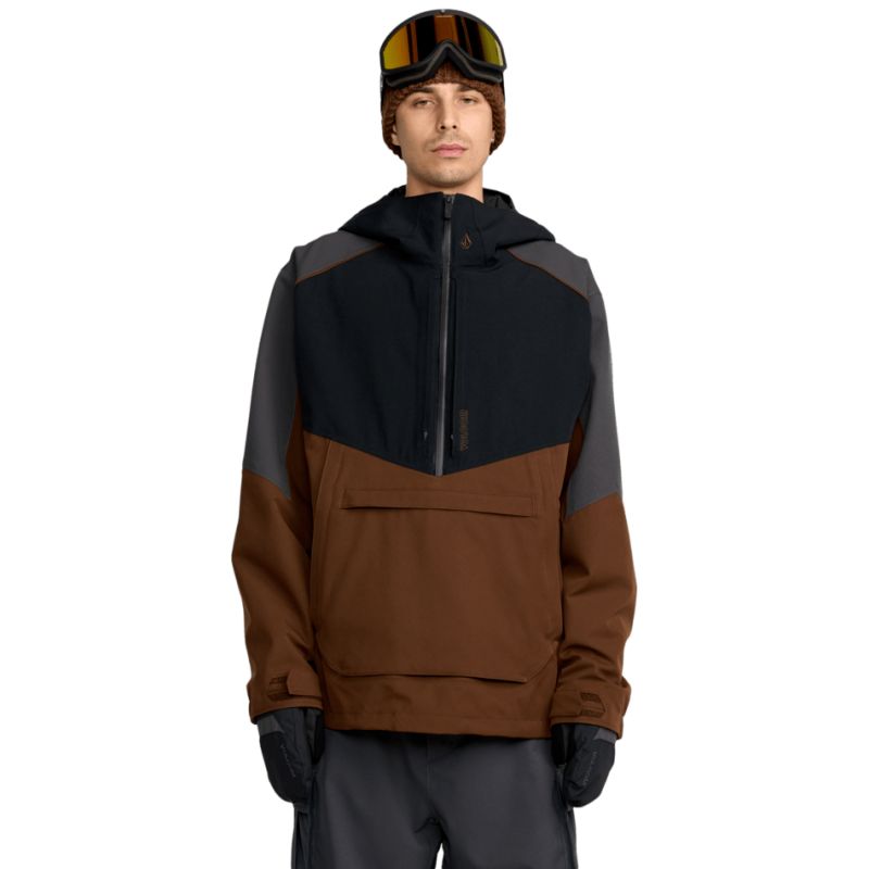 Snowboardjacka för herrar Volcom BRIGHTON PULLOVER (STONE)