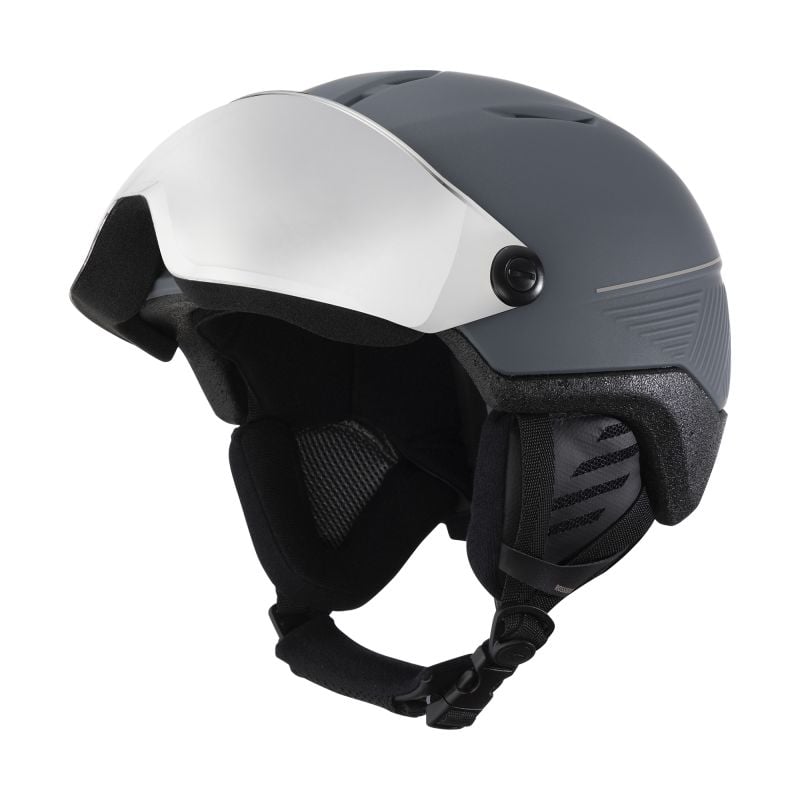 Skihelm mit Visier Rossignol FIT VISOR IMPACTS PHOTO (GREY)