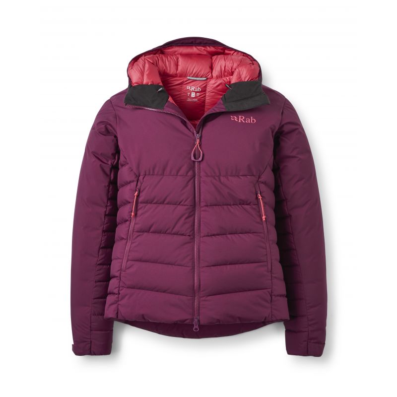 Untuvatakki Rab Infinity Windstopper Hoody Wmns (Mulberry) Naisille
