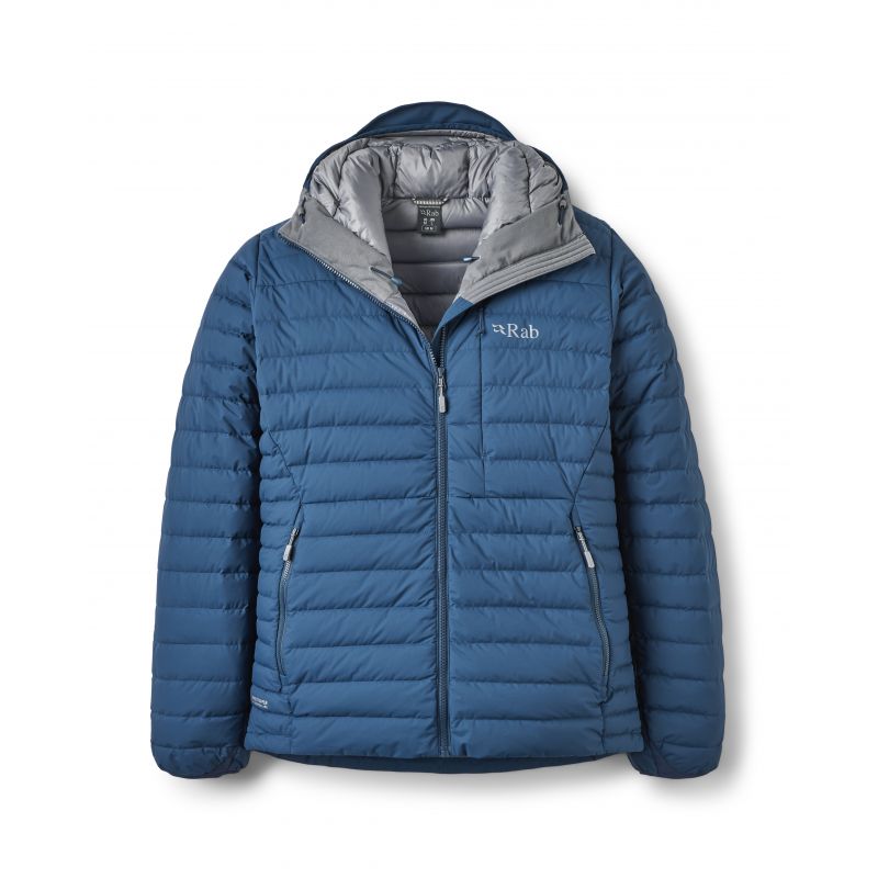 Jas Rab Microlight Windstopper Hoody (Tempest Blue) Heren