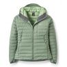Damesjas Rab Microlight Windstopper Hoody Wmns (Dark Fig Green)