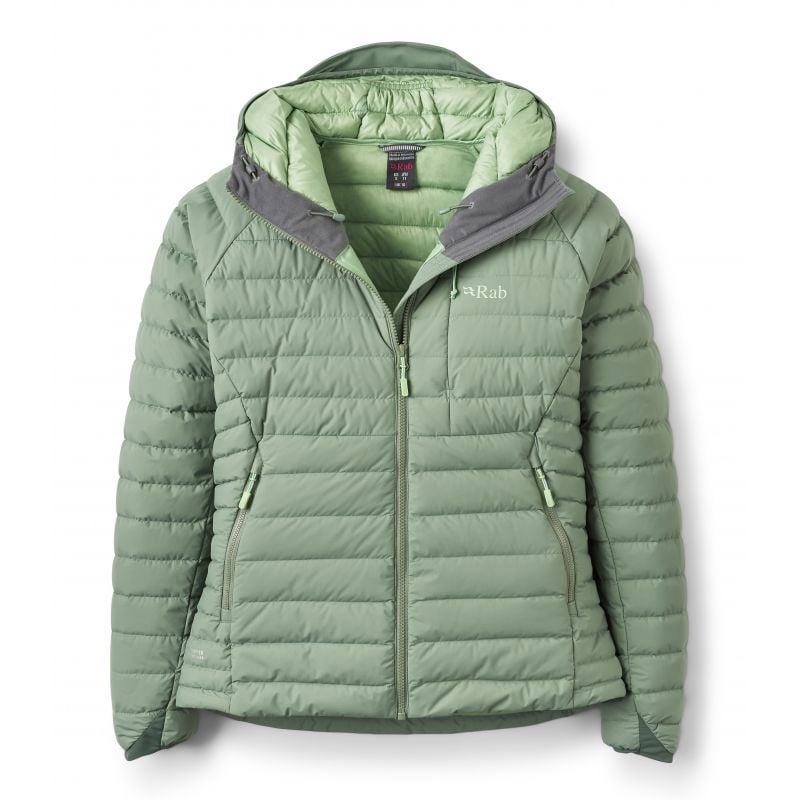 Dam Rab Microlight Windstopper Hoody Wmns (Dark Fig Green) jacka