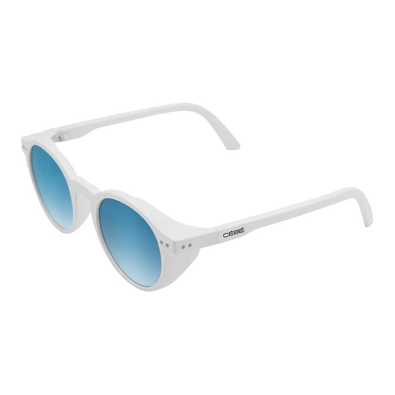 Solbriller CEBE RIDE_ON (Matt White Gradient Blue CAT 2)