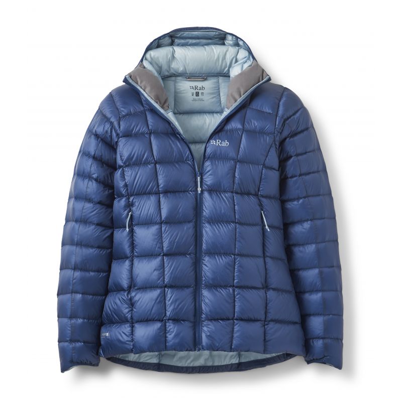 Untuvatakki Rab Mythic Alpine Jacket Wmns (Tempest Blue) Naisille