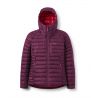 Naisten untuvatakki Rab Microlight Alpine Jacket Wmns (Mulberry)