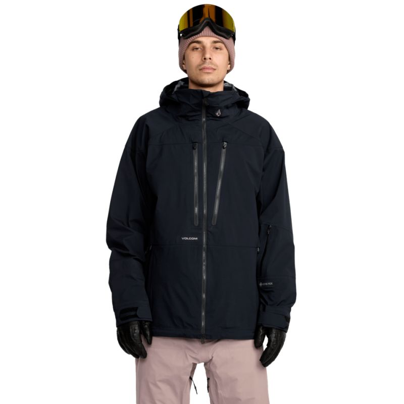 Lumilautatakki Volcom GUCH STRETCH GORE JACKET (BLACK) Miehet