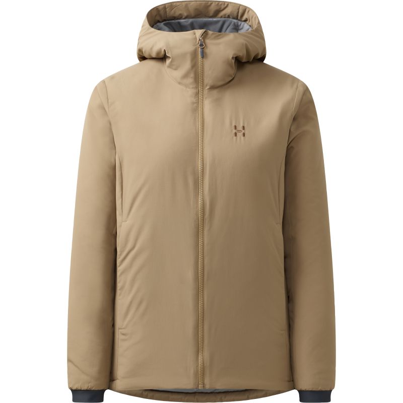HAGLOFS Mimic Alert Hood isoleret jakke til kvinder (Oak Brown)