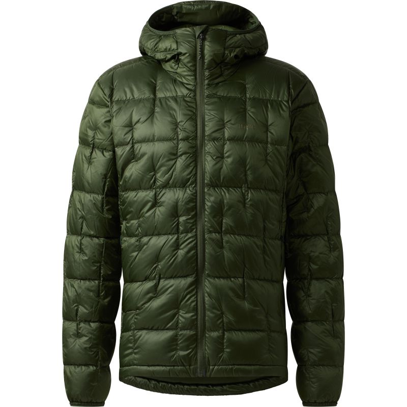 HAGLOFS Capucha de plumón Hede Hombre (Verde alga)