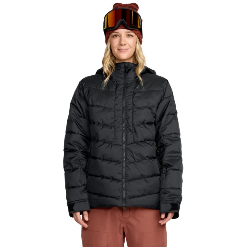 Skidjacka för damer Volcom ESTES PUFF JACKET (BLACK)