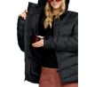 Skidjacka för damer Volcom ESTES PUFF JACKET (BLACK)