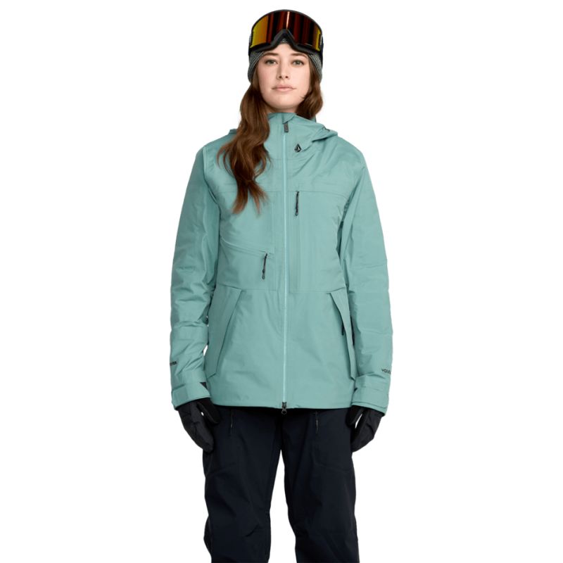 Vattentät snowboardjacka Volcom KOA TDS INF GORE-TEX JACKET (ARCTIC BLUE) Dam