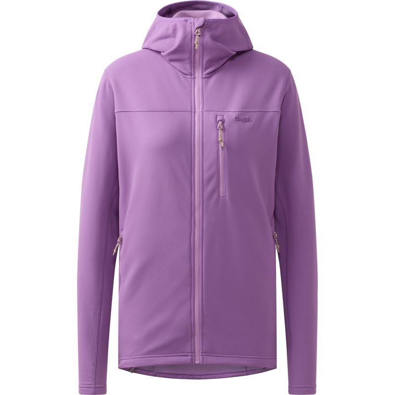 Forro polar HAGLOFS Rosson Mid Hood Mujer (Hielo morado)