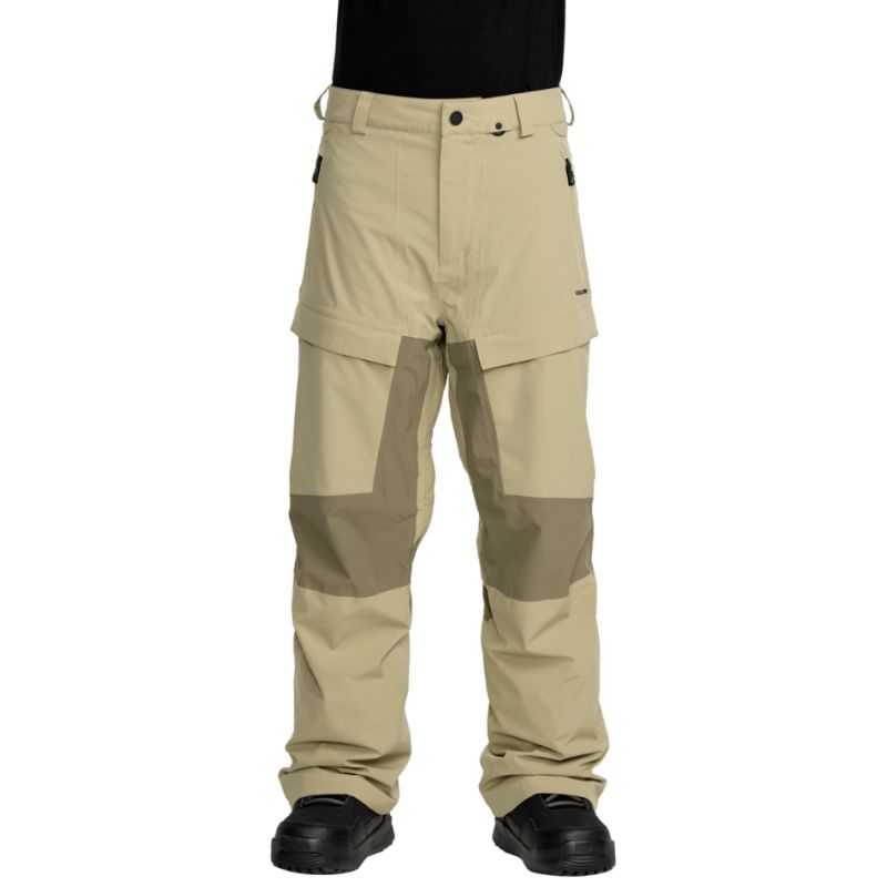 Snowboardbukse for menn Volcom RNGE STRETCH 30K PANT (MOSS GREEN)