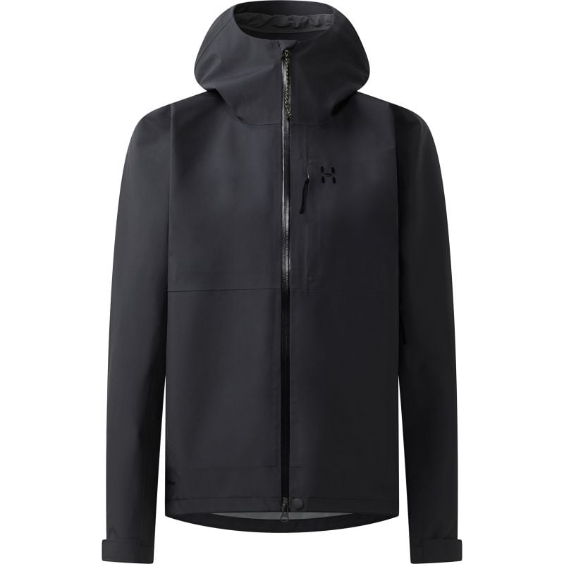 Waterproof jacket HAGLOFS Front Proof II Jacket Women (True Black) Woman