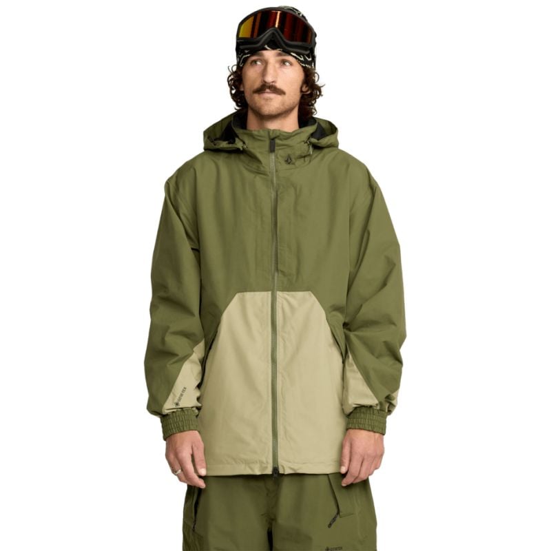 Heren Volcom LONGO GORE-TEX JACKET (DARK OLIVE) snowboardjas
